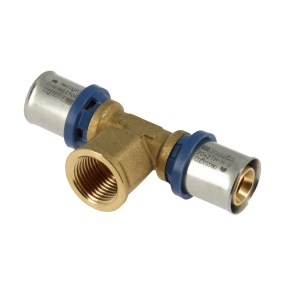 Alu-pers T-stuk BN 20x1/2''x20mm (Bonfix)